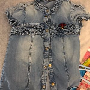 Girl Gucci Demin Shirt